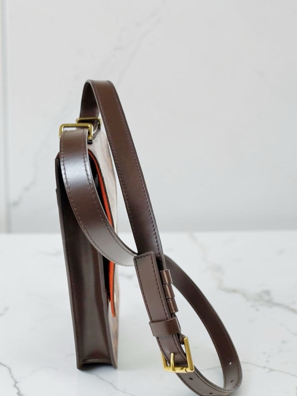Louis Vuitton Damier Ebene Pochette Mathilda Crossbody Shoulder Bag - Picture 7 of 12